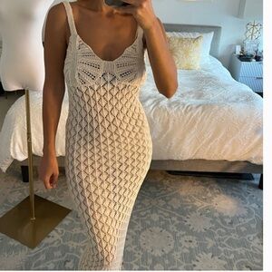 Remain Birger Christensen Rosmunda Crochet Dress $465.00